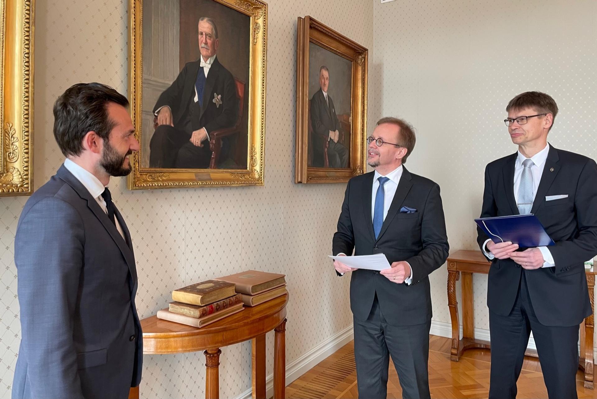 President of the ECHR Robert Spano meets with the presidents of the highest courts of Finland